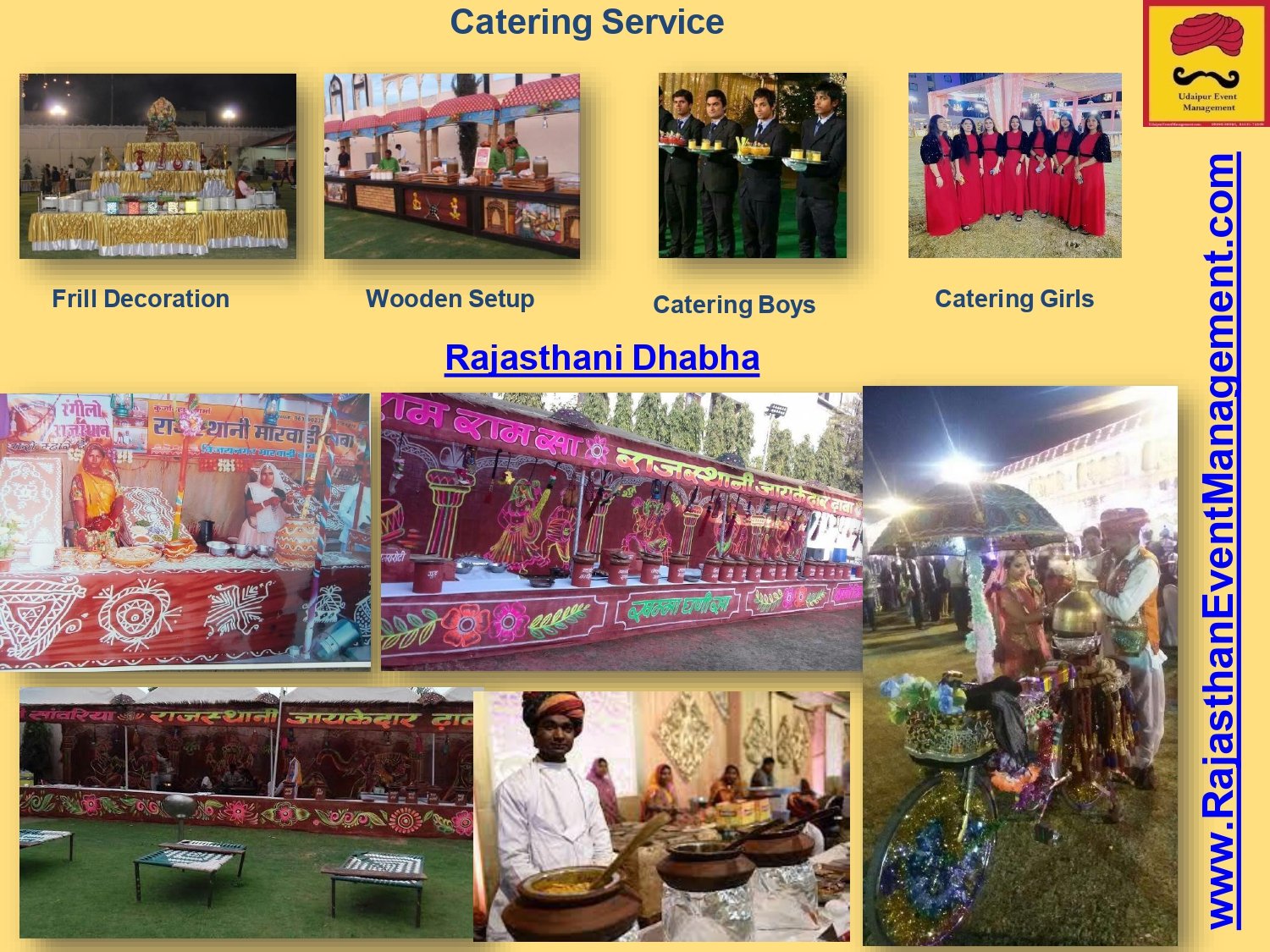 Catering Service — Rajasthani Dhabha & Trained Staff